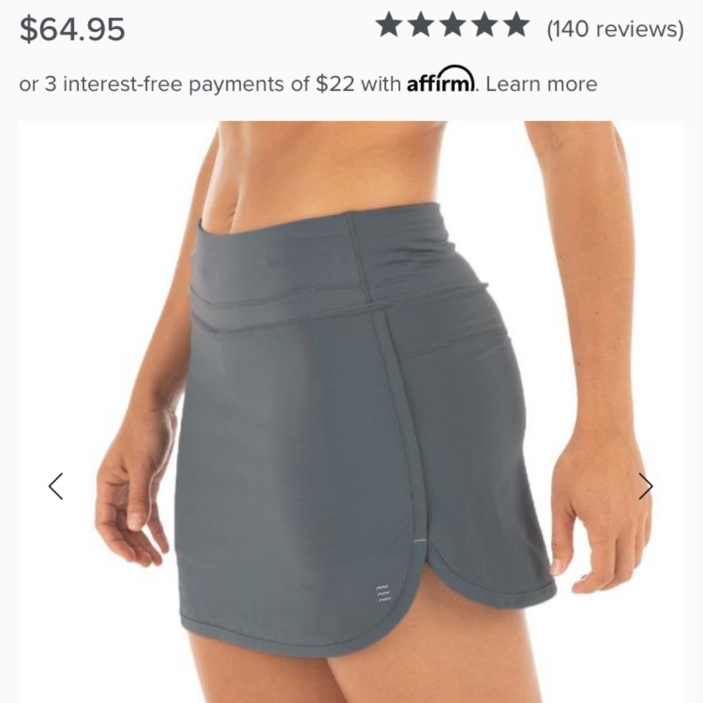 Freefly Bamboo-lined Breeze Skort